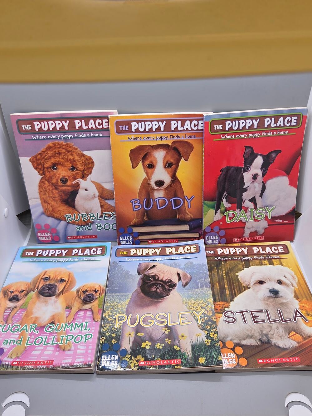 The Puppy Place Series by Ellen Miles Scholastic Books Lot  of 6